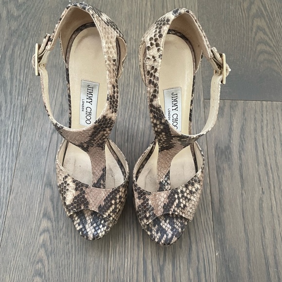 Jimmy Choo snake print heels - Picture 4 of 6